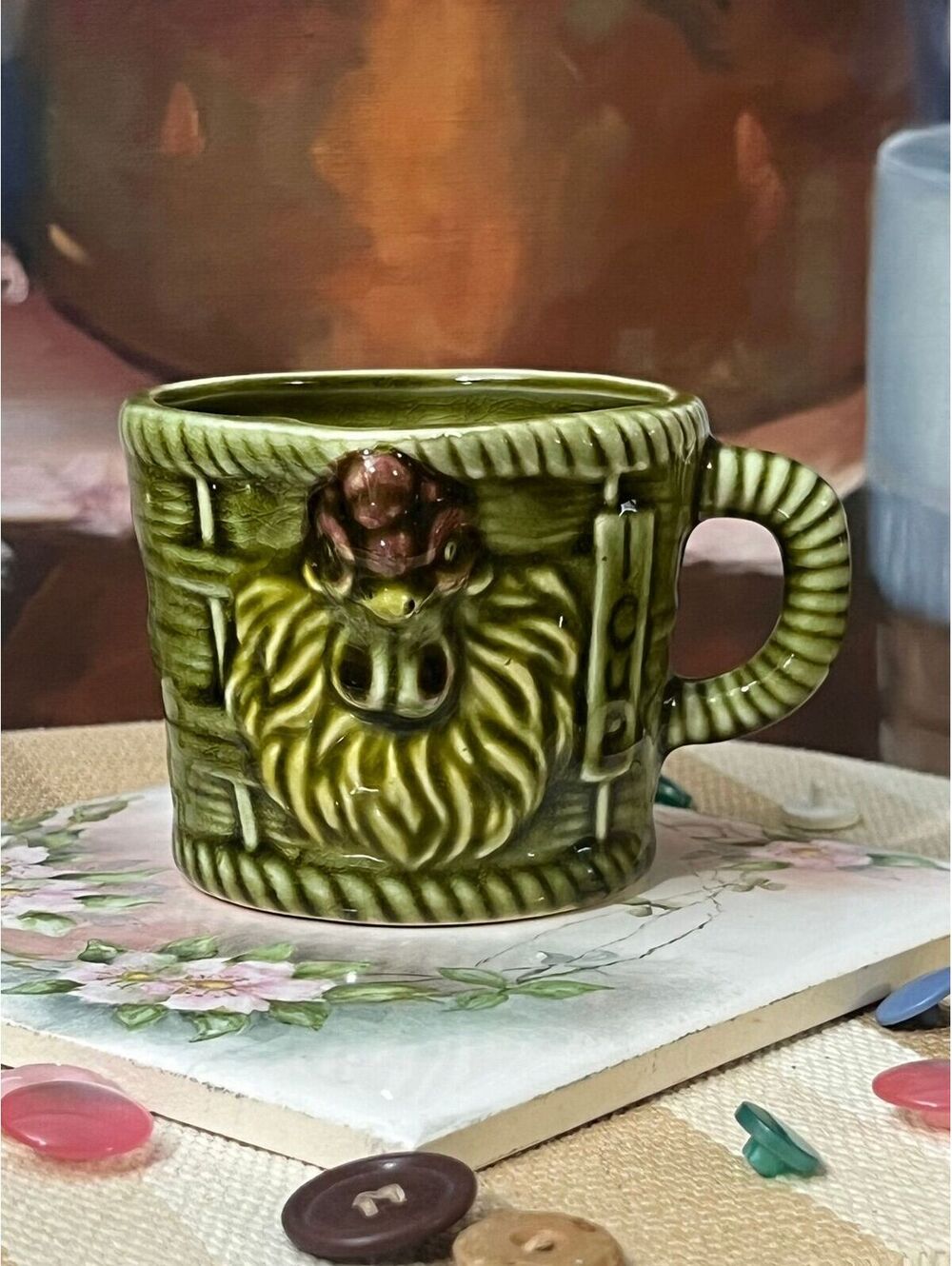 Betson's Ceramic Rooster Measuring Cup Made in Japan